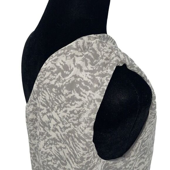 Gilli Womens Patterned Lined One-shoulder Sedona Top Gray Size Small - Picture 3 of 6